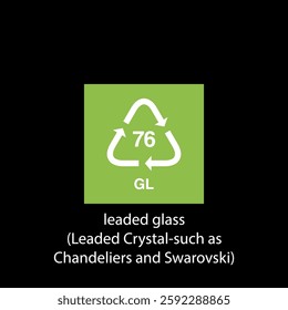 recycle code icon vector template