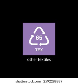 recycle code icon vector template