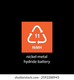 recycle code icon vector template