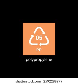 recycle code icon vector template