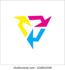 Recycle of Color and Circle Arrow Logo Vector Illustration