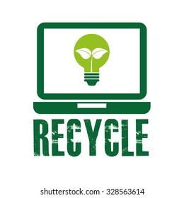 recycle concept design, vector illustration eps10 graphic 