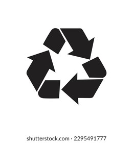 recycle cycle logo icon vector