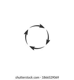 Recycle, cycle, refresh arrows icon