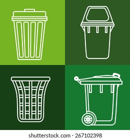 Recycle design over white background ,vector illustration.
