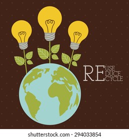 Recycle  digital design, vector illustration eps 10
