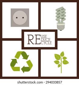 Recycle  digital design, vector illustration eps 10