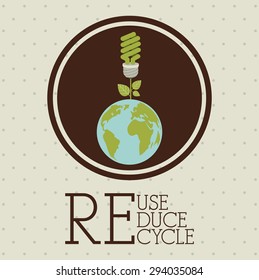 Recycle  digital design, vector illustration eps 10