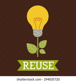 Recycle  digital design, vector illustration eps 10