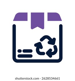 recycle duotone icon. Sleek and modern vector icon for websites, mobile apps, marketing materials, and corporate design. Fully scalable and ready to use.