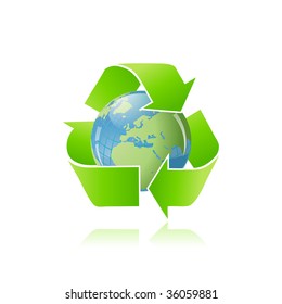 recycle earth icon