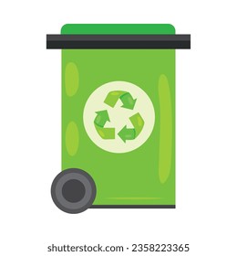 recycle eco bin icon isolated vector