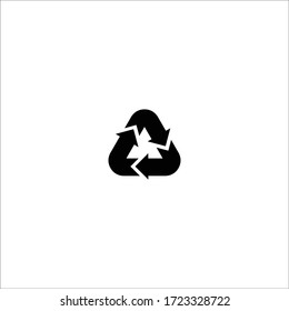 Wiederverwertung des Ökobiokorrektur-Neustarts Vektorsymbol