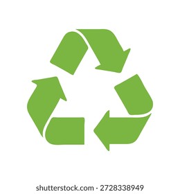 Conjunto de iconos de reciclaje y eco con símbolos de reciclaje, sostenibilidad, energía verde y conceptos ambientales. Iconos planos limpios del vector convenientes para el uso de UI, de los proyectos de ESG, del empaquetado, de la marca, del Web, y de la impresión