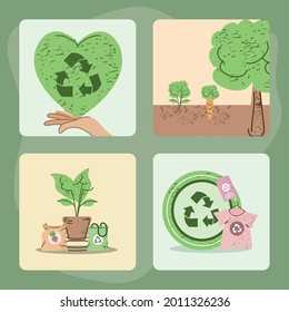 recycle and eco sustainable cards