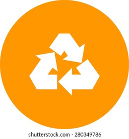 Recycle, ecology, waste icon vector image. Can also be used for energy and technology. Suitable for web apps, mobile apps and print media.