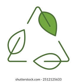 Recycle Editable Line Icons. Green Technology, Net Zero, Carbon Neutral and Environmental Sustainability Concept in Minimal Style. Thin Outline Icons Collection
