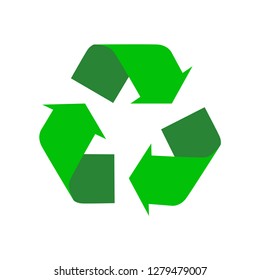 Recycle emoji vector