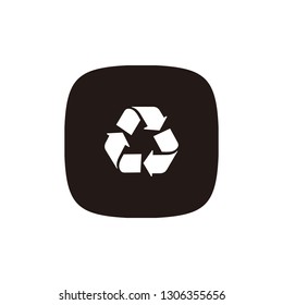 Recycle environment icon sign symbol