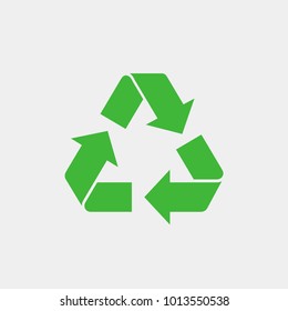 Recycle flat vector sign