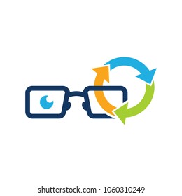 Recycle Geek Logo Icon Design