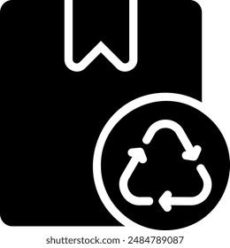 reciclar icono de pictograma ilustración Vector
