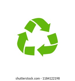 Recycle Green sign icon symbol vector