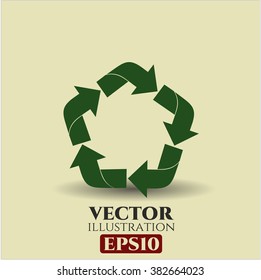 Icono de reciclaje de alta calidad