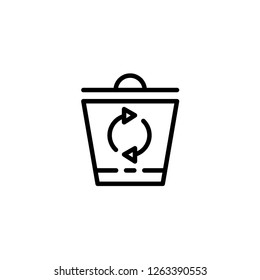 Recycle Icon . App User Interface Essential 