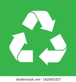 recycle icon, arrows logo web icon vector illustration