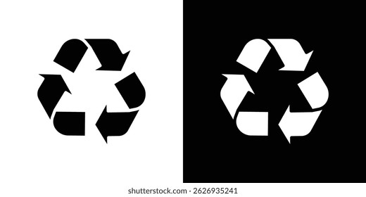 Conceito de ícone de reciclagem, ilustração de vetor