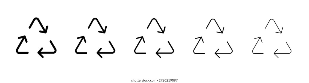Symbol-Design, Logo, App, Benutzeroberfläche wiederverwenden. Vektorgrafik, EPS