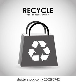 recycle icon design, vector illustration eps10 graphic 