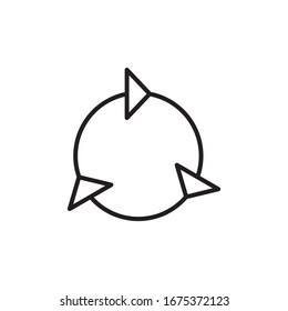 Recycle Icon Design Vector Template