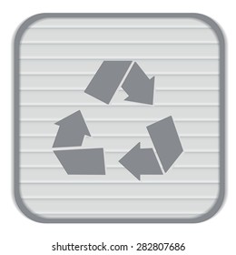 recycle icon. Environmental icon arrow