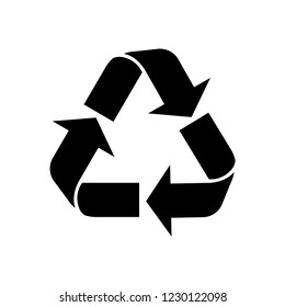 Recycle Icon. Environmental Management Illustration. Applied as Trendy Symbol for Design Elements, Websites, Presentation and Application - Vector. 