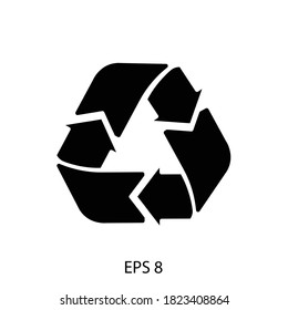 Recycle icon in eps 8