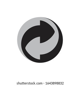 Icono de reciclaje para proyectos de diseño gráfico