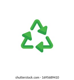 Icono de reciclaje para proyectos de diseño gráfico