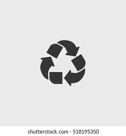 recycle icon illustration isolated vector sign symbol