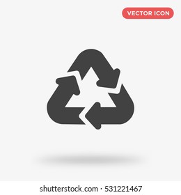 Recycle icon illustration isolated vector sign symbol