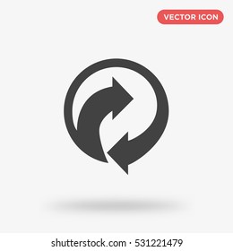 Recycle icon illustration isolated vector sign symbol