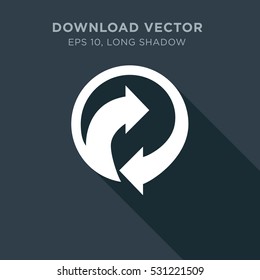 Recycle icon illustration isolated vector sign symbol