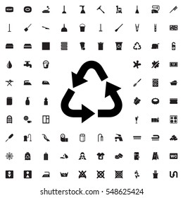 recycle icon illustration isolated vector sign symbol