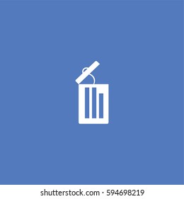 Recycle icon illustration isolated vector sign symbol