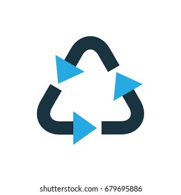 recycle icon illustration isolated vector sign symbol
