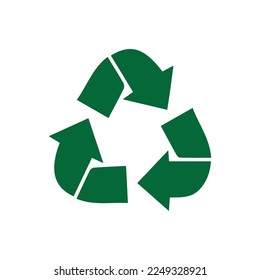 recycle icon isolated on background
