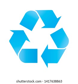Recycle Icon Isolated on White Background