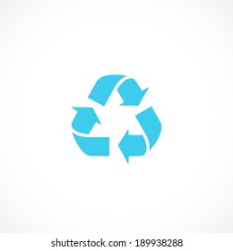 recycle, icon isolated on a white background for your design, vector illustration