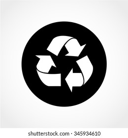 Recycle Icon Isolated on White Background